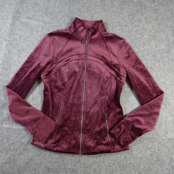 Lululemon Jacket Womens 10 Define Full Zip Velvet Garnet - Picture 1 of 7